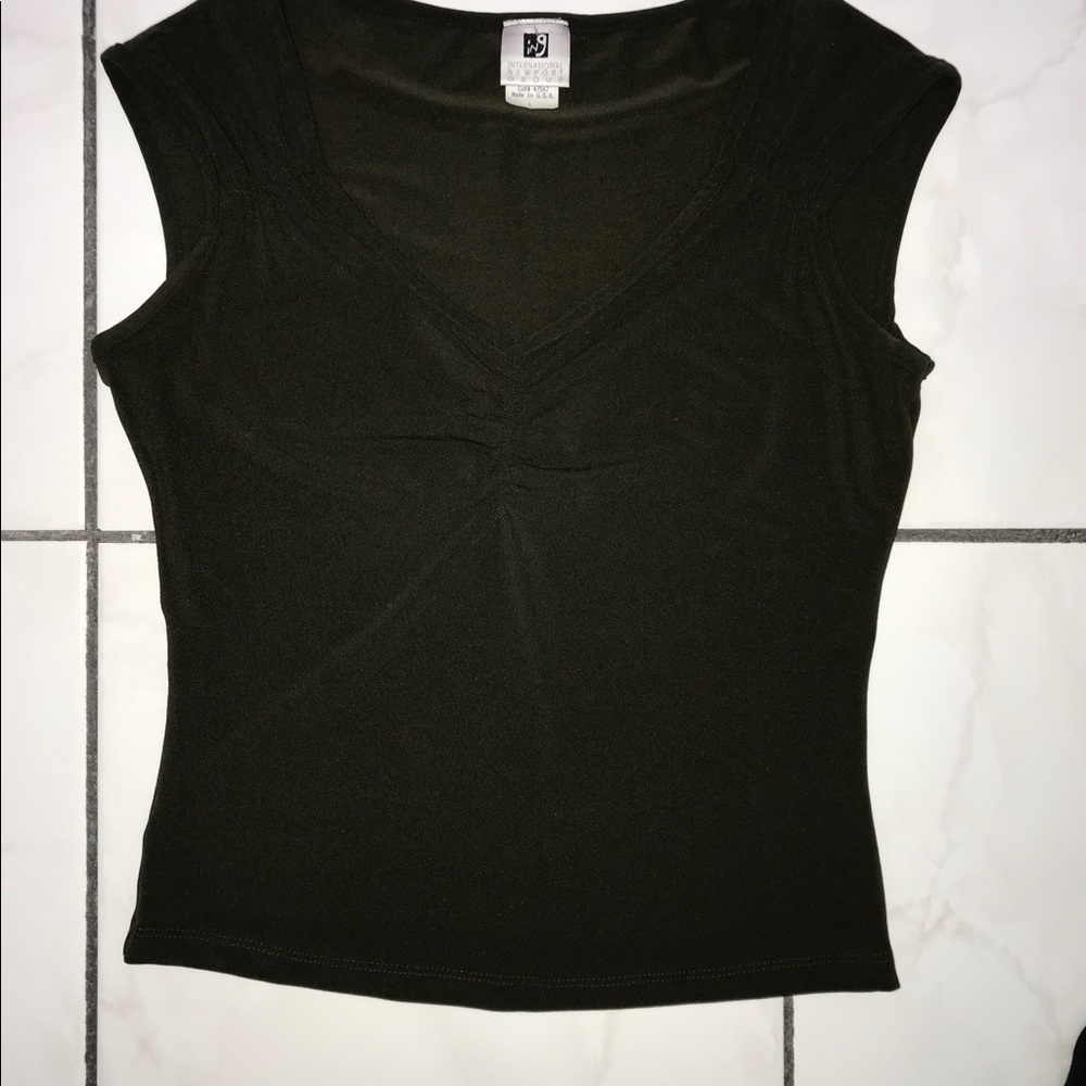 Olive Green Work Blouse